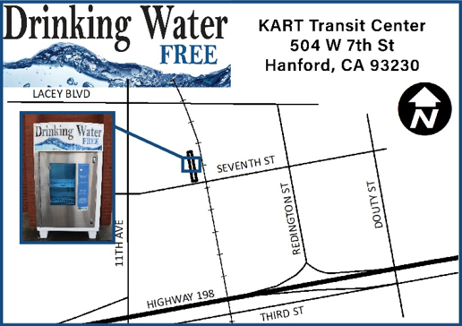 Hanford Fill Station Map