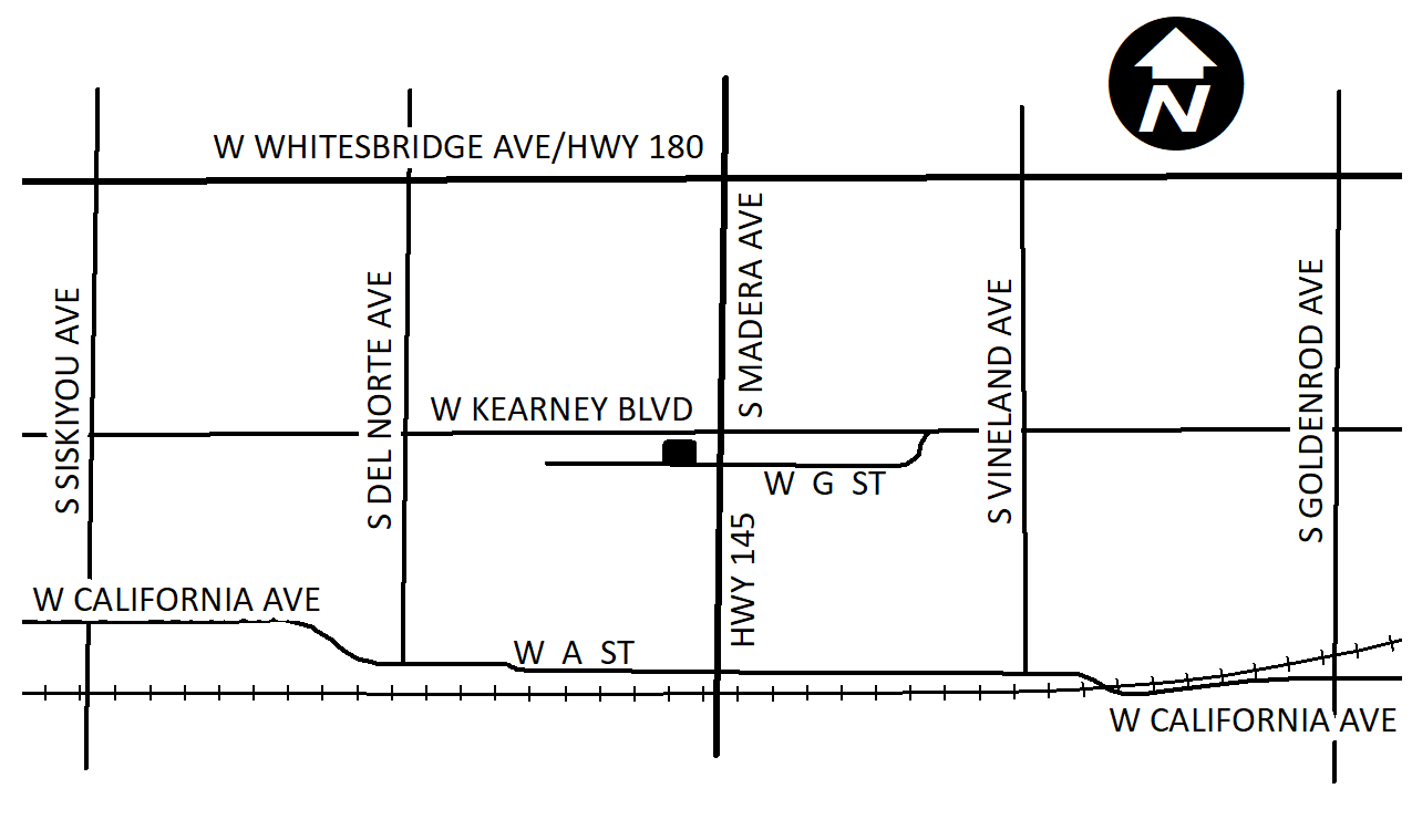 Kerman Fill Station Map