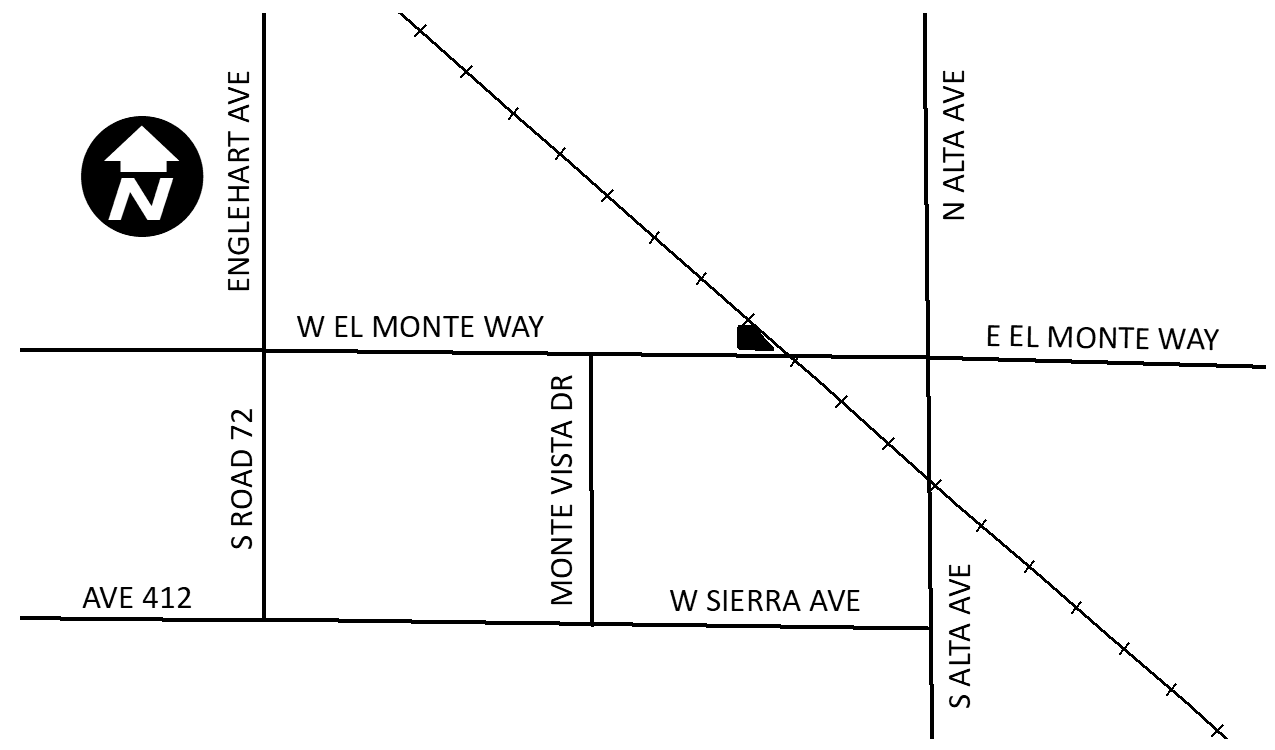 Dinuba Fill Station Map